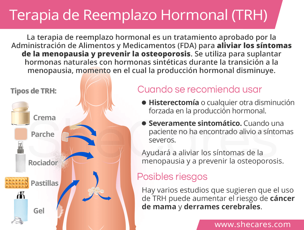 beneficios de la terapia hormonal durante la menopausia