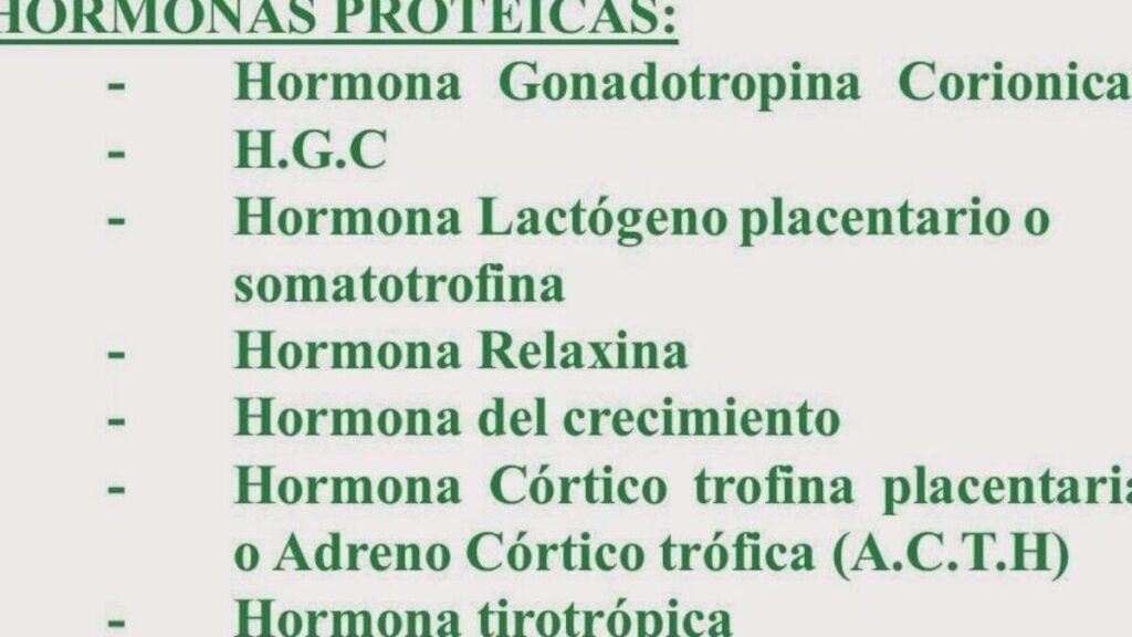 funciones y importancia de las hormonas peptidicas esenciales