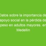 importancia del apoyo social en la perdida de peso