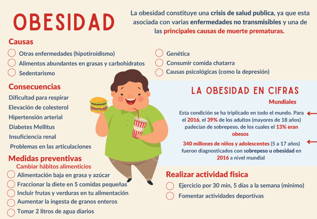 preguntas frecuentes sobre obesidad y sus efectos en la salud publica