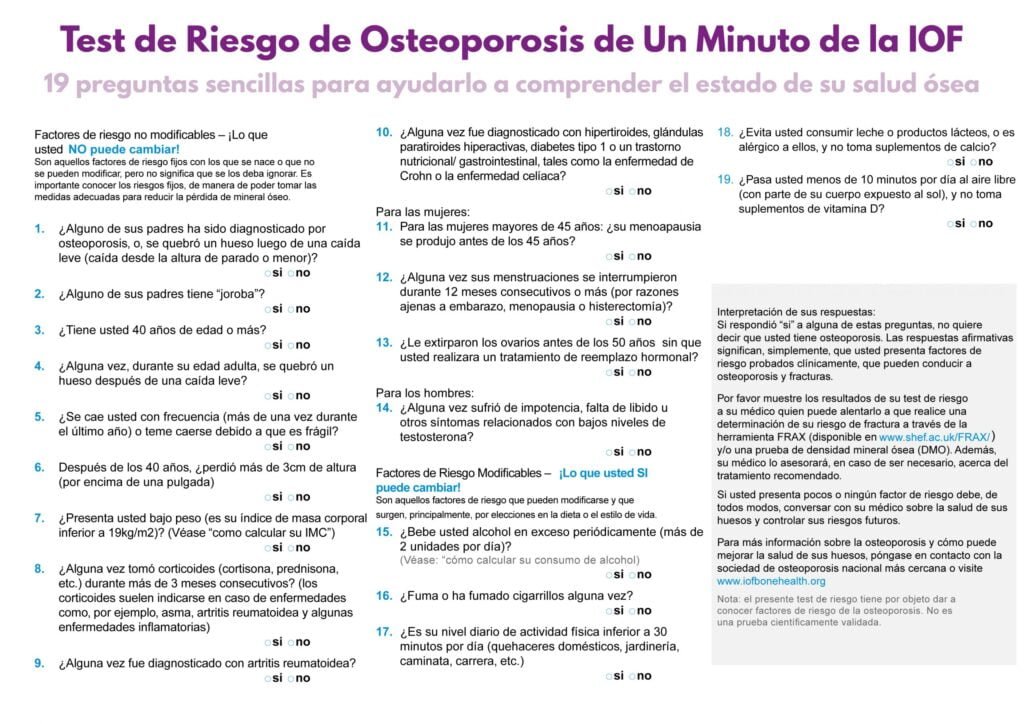 preguntas frecuentes sobre osteoporosis informacion y respuestas