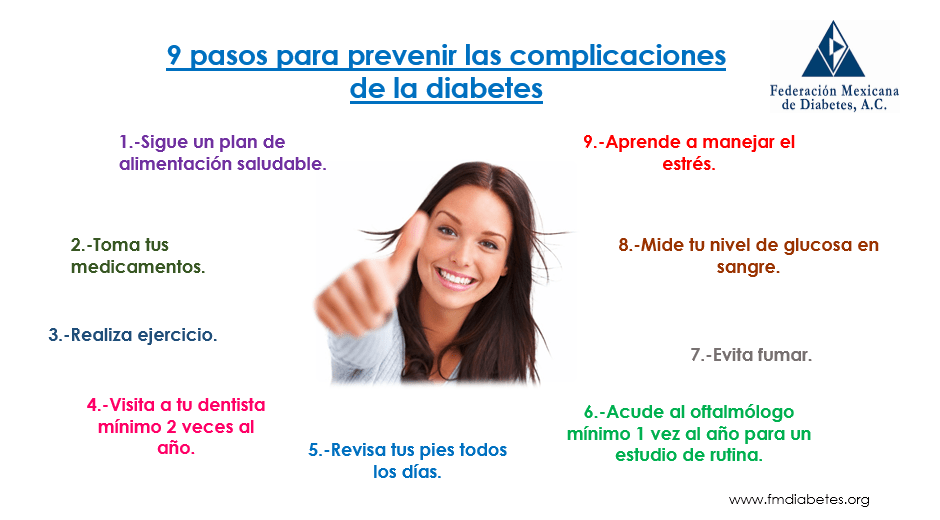 prevencion de complicaciones en pacientes con diabetes