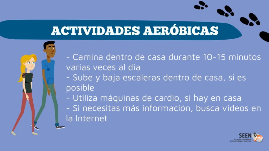 recomendaciones de endocrinologos sobre actividad fisica baja